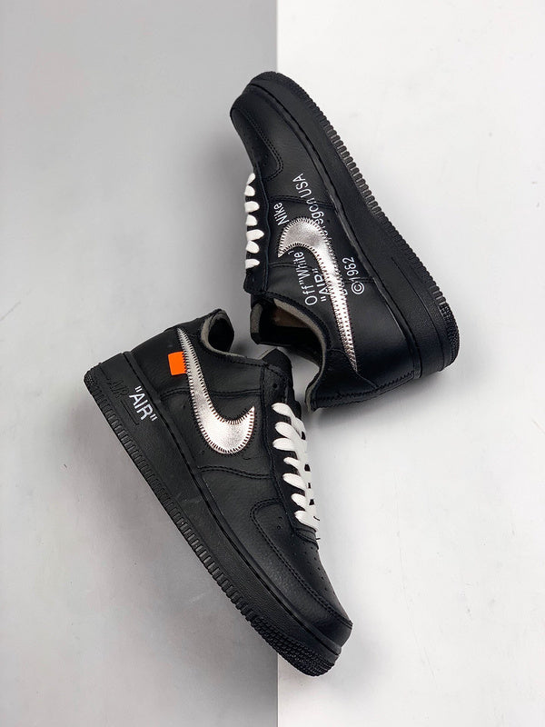 Off White x Nike Air Force One "Crne"