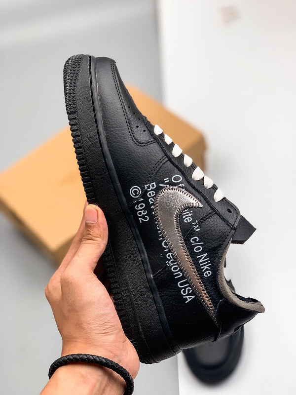 Off White x Nike Air Force One "Crne"